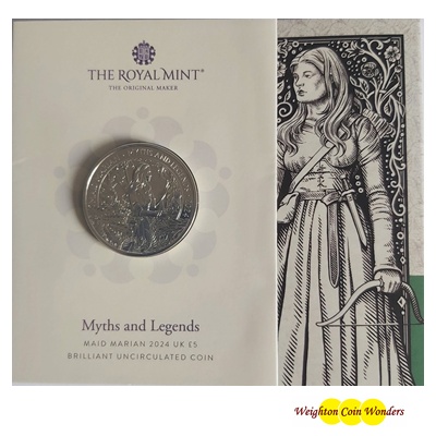 2024 BU £5 Coin Pack - Myths and Legends - Maid Marian